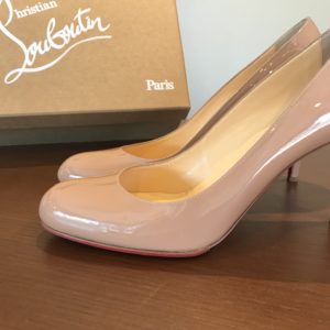 Christian Louboutin ルブタンに赤の裏張り（ハーフソール） | eins-a