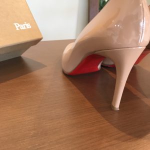 Christian Louboutin ルブタンに赤の裏張り（ハーフソール） | eins-a