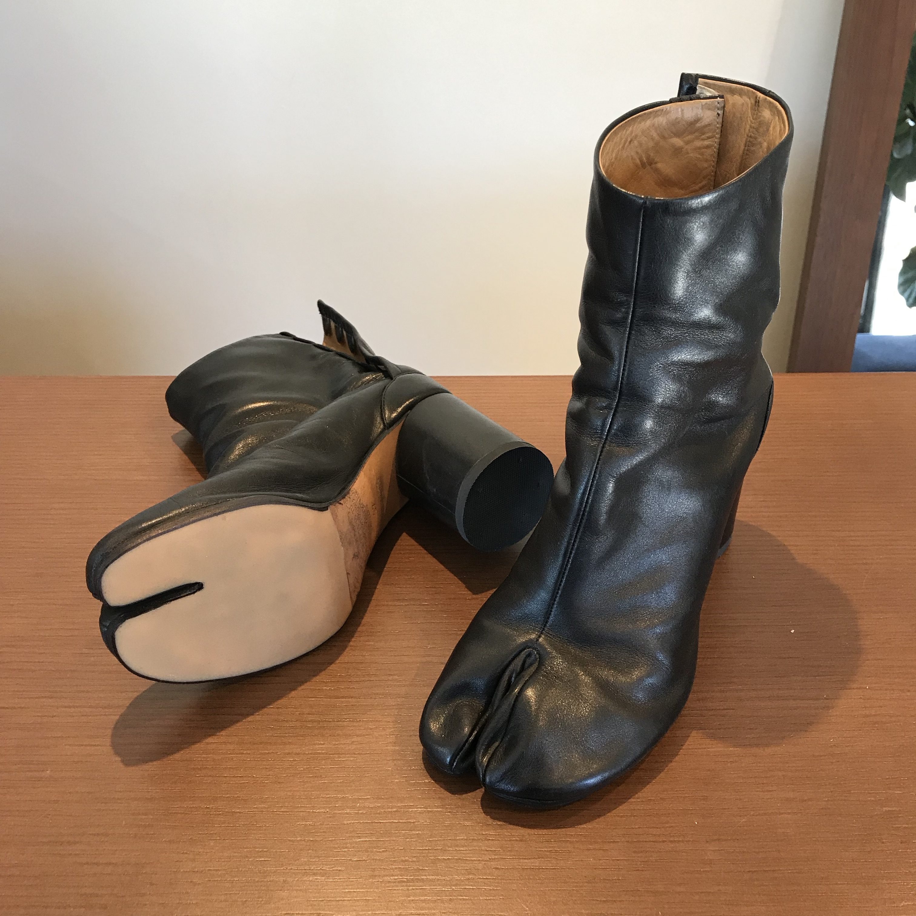 Maison Margiela メゾンマルジェラ 足袋ブーツ ハーフソール（裏張り補強） | eins-a Shoemaker Ota